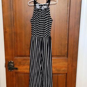 Black and White Girls Jumpsuit- Size 10